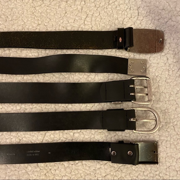 BUNDLE! CALVIN KLEIN Vintage Molded Rubber Belts - Picture 2 of 13